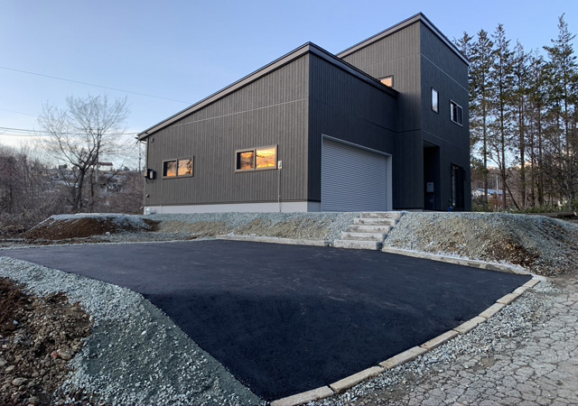 岩手県盛岡市の建築・デザイン会社 ホーム建設/アスファルト舗装